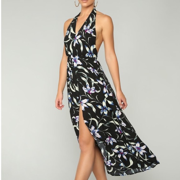 Gorgeous Fashion Nova maxi romper - Picture 1 of 5